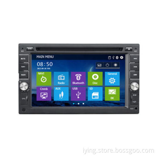 6.2-inch, Double Din Universal Car DVD Player, Car GPS